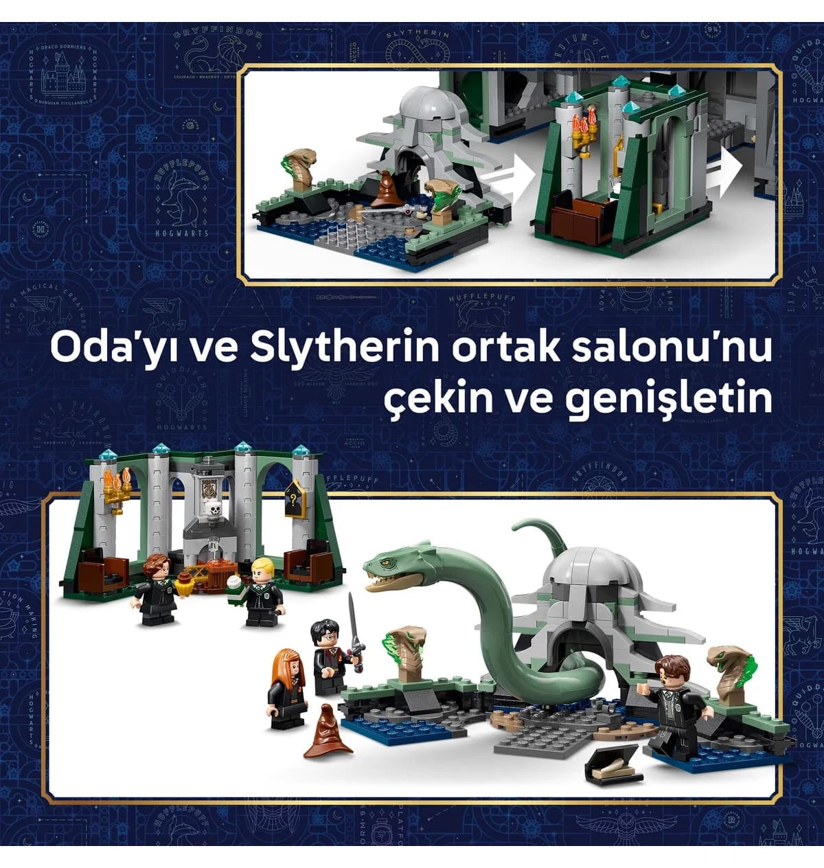 لگو 76473 Harry Potter قلعه Hogwarts بال شرقی 2164 قطعه لگو 76473 Harry Potter قلعه Hogwarts بال شرقی 2164 قطعه