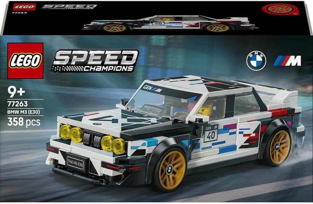 لگو Speed Champions مدل BMW M3 (E30) 77263 لگو Speed Champions مدل BMW M3 (E30) 77263