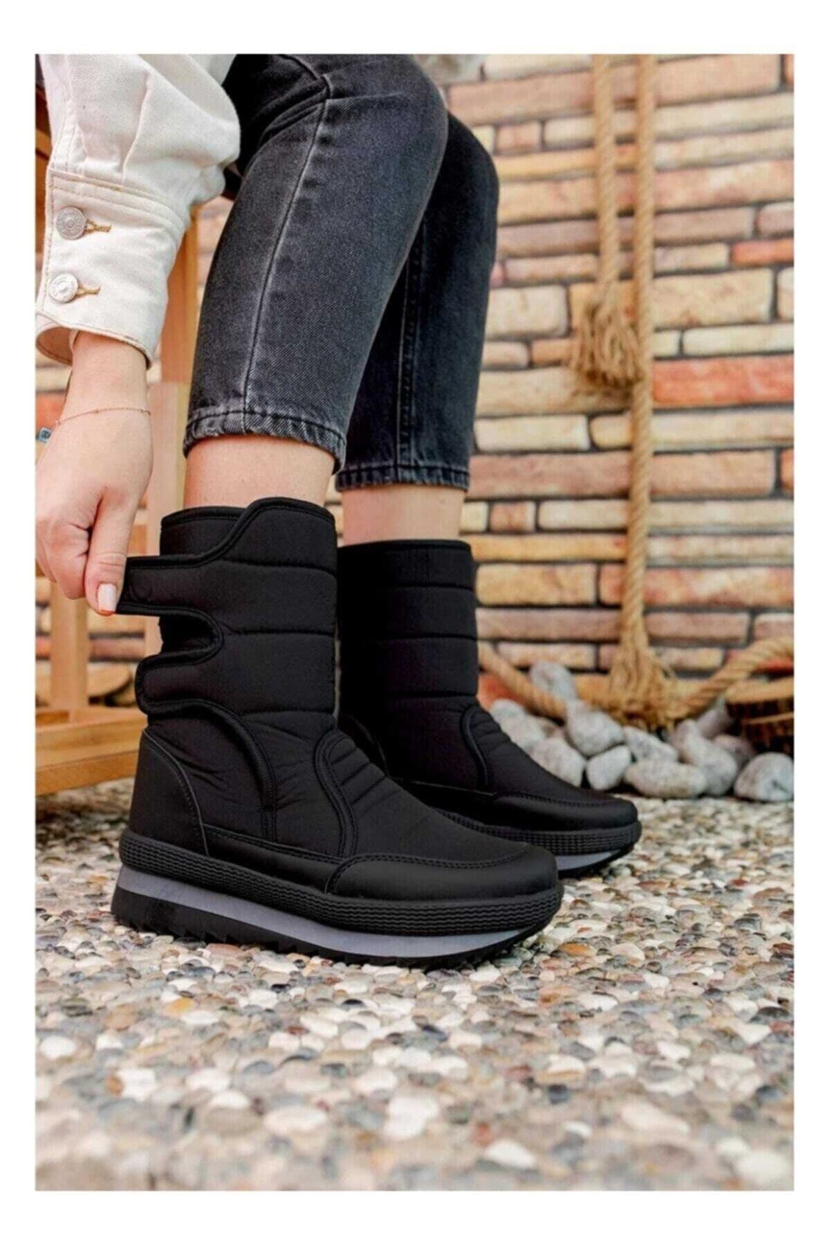 بوت برفی زنانه Mnz shoes آستر پلار رویه پارچه پاراشوت بوت برفی زنانه Mnz shoes آستر پلار رویه پارچه پاراشوت
