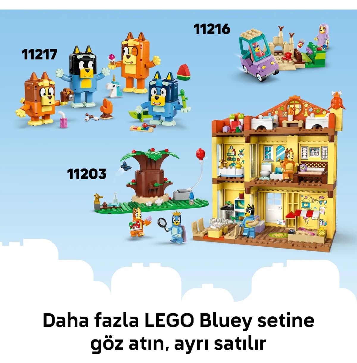 لگو Bluey Rusty و Bluey در مدرسه 106 قطعه مدل 11221 لگو Bluey Rusty و Bluey در مدرسه 106 قطعه مدل 11221