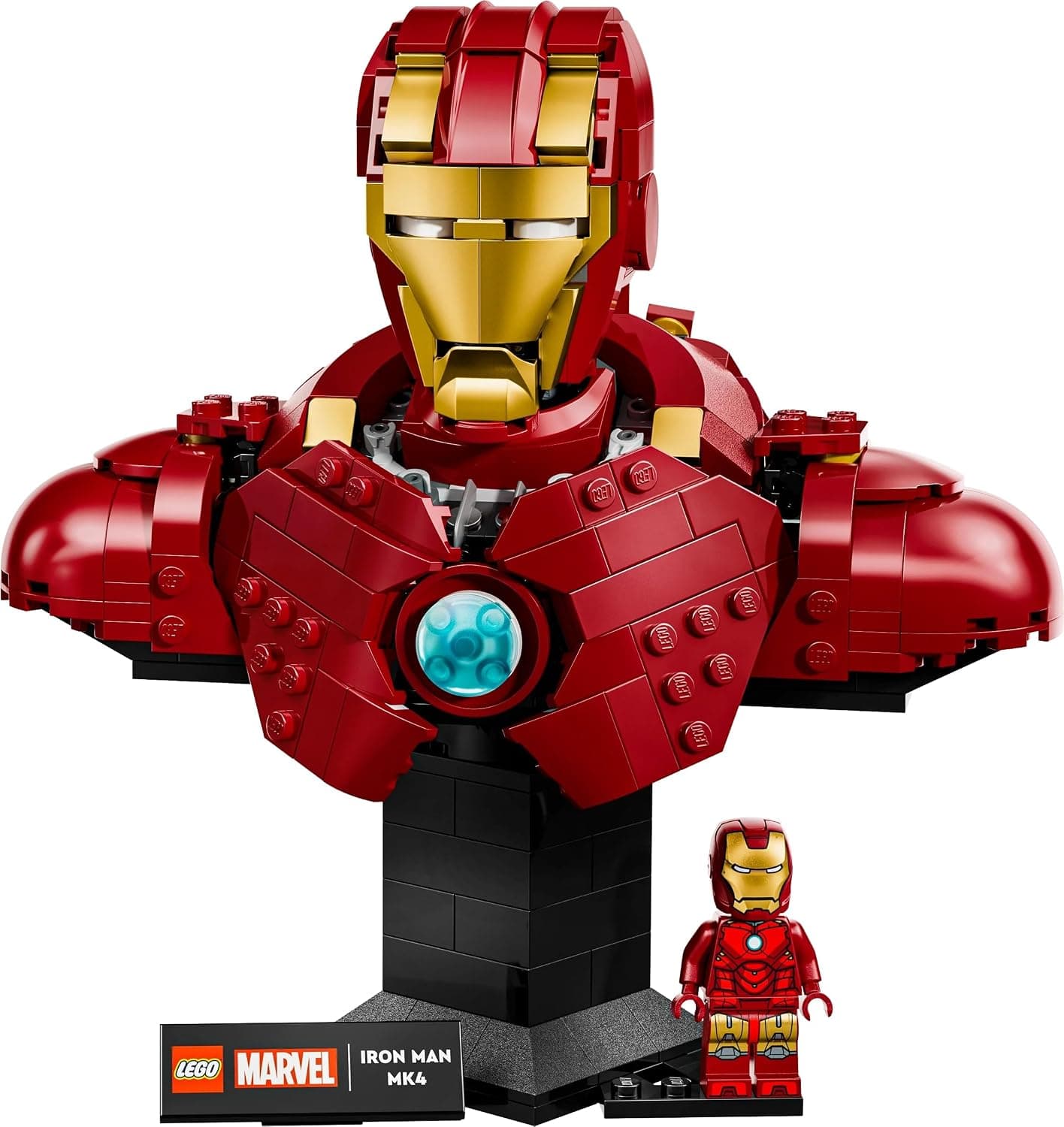 لگو Marvel Iron Man MK4 مجسمه نیمتنه مدل 76327 لگو Marvel Iron Man MK4 مجسمه نیمتنه مدل 76327