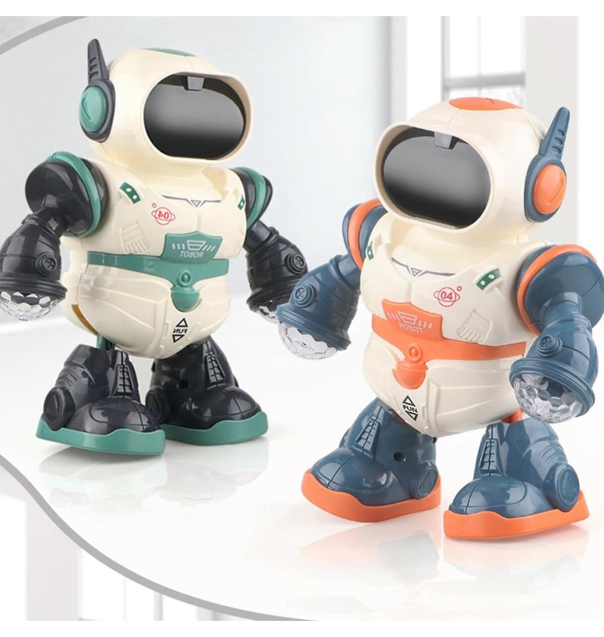 ربات اسباببازی الکترونیکی رقصان موزیکال و چراغدار Brother Toys مدل 3D Disko، 20 cm ربات اسباببازی الکترونیکی رقصان موزیکال و چراغدار Brother Toys مدل 3D Disko، 20 cm