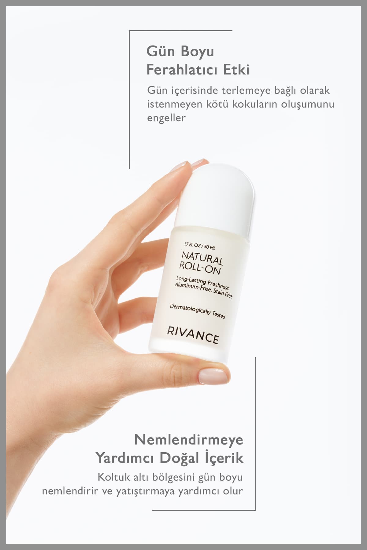 دئودورانت رولآن مردانه Rivance بدون آلومینیوم با ترکیبات گیاهی ضد بوی عرق 50 ml دئودورانت رولآن مردانه Rivance بدون آلومینیوم با ترکیبات گیاهی ضد بوی عرق 50 ml