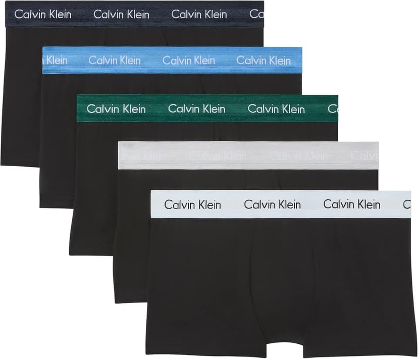 زیرشلواری مردانه Calvin Klein کمرکم Trunk بسته 5pk زیرشلواری مردانه Calvin Klein کمرکم Trunk بسته 5pk