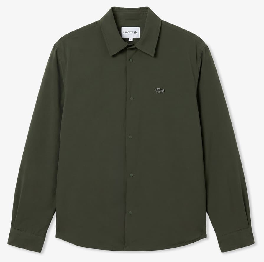 پیراهن رویی مردانه Lacoste فیت اورسایز خاکی پیراهن رویی مردانه Lacoste فیت اورسایز خاکی