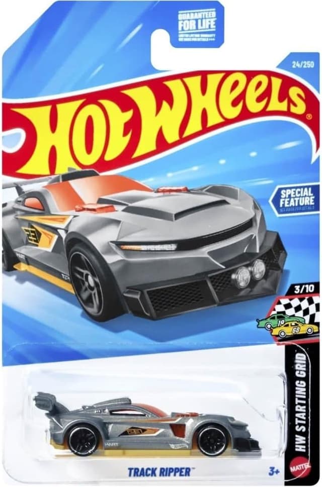 ماشین اسباببازی تکی Hot Wheels TRACK RIPPER مدل JJK95 با کارت کوتاه ماشین اسباببازی تکی Hot Wheels TRACK RIPPER مدل JJK95 با کارت کوتاه
