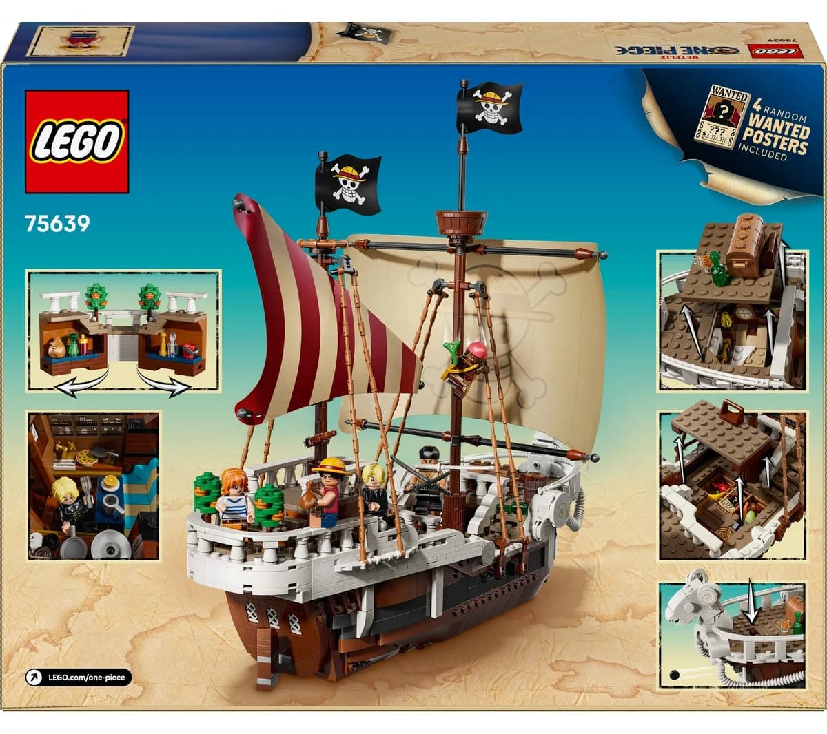لگو ONE PIECE Going Merry مدل 75639 ۱۳۷۶ قطعه لگو ONE PIECE Going Merry مدل 75639 ۱۳۷۶ قطعه