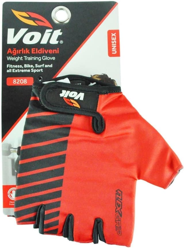 دستکش وزنه Voit مدل 8208 سایز Large قرمز-مشکی دستکش وزنه Voit مدل 8208 سایز Large قرمز-مشکی