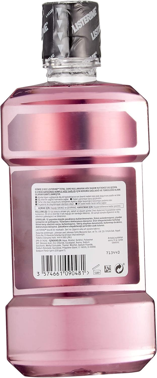 دهانشویه مراقبت کامل و محافظت از دندان Listerine بسته ۲ عددی 500 ml دهانشویه مراقبت کامل و محافظت از دندان Listerine بسته ۲ عددی 500 ml