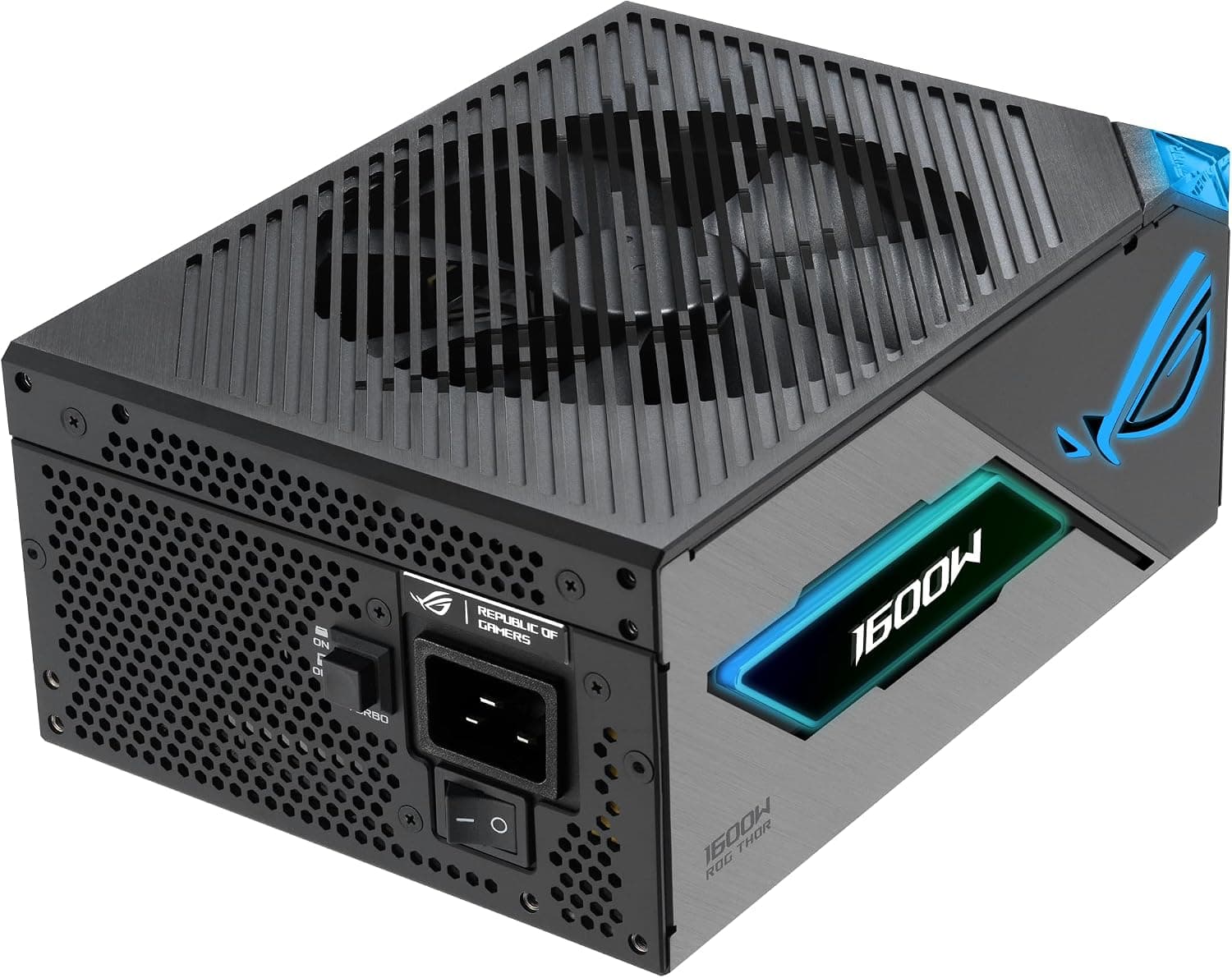 منبع تغذیه گیمینگ ASUS ROG Thor 1600W Titanium III EVO تمام ماژولار مشکی مدل 90YE00VB-B0NA00 منبع تغذیه گیمینگ ASUS ROG Thor 1600W Titanium III EVO تمام ماژولار مشکی مدل 90YE00VB-B0NA00