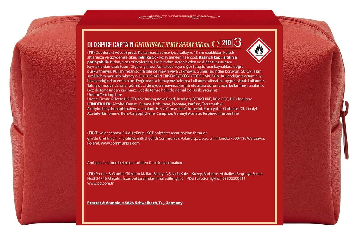 ست هدیه مردانه Old Spice Captain همراه کیف ست هدیه مردانه Old Spice Captain همراه کیف