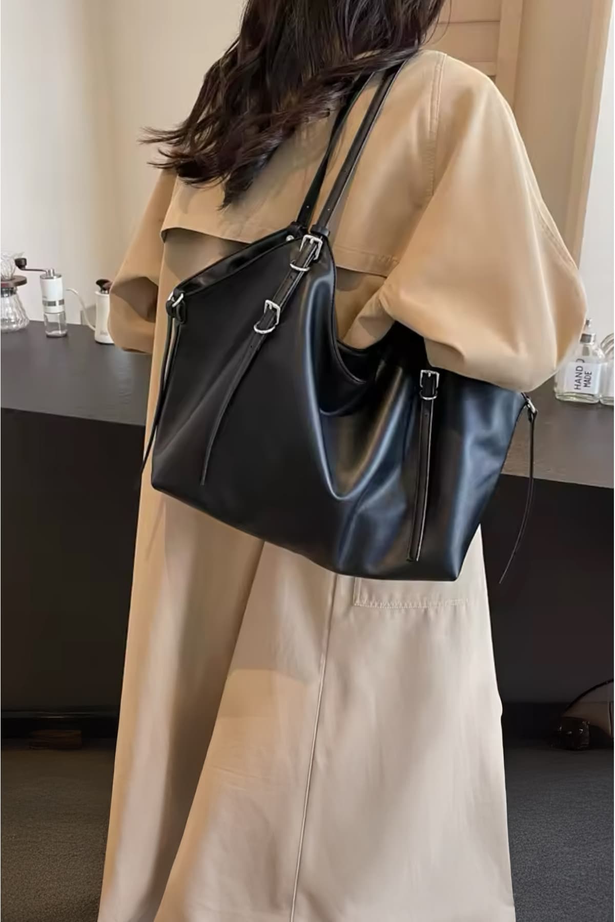 کیف دستی و دوشی زنانه Rimense مشکی چرم مصنوعی کیف دستی و دوشی زنانه Rimense مشکی چرم مصنوعی