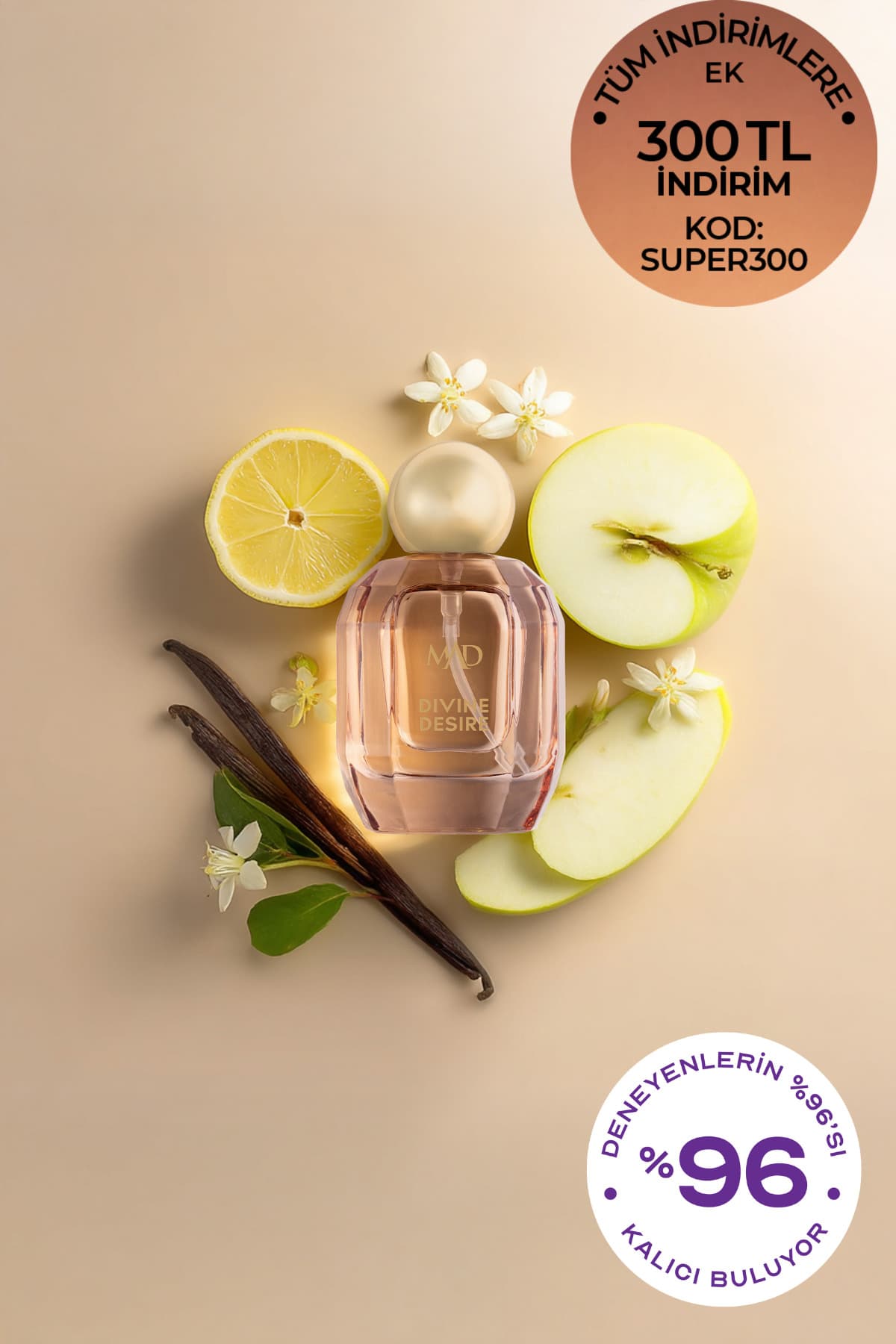 عطر زنانه Mad Parfüm شرقی وانیلی ظریف Mad Divine Desire 100 ml عطر زنانه Mad Parfüm شرقی وانیلی ظریف Mad Divine Desire 100 ml
