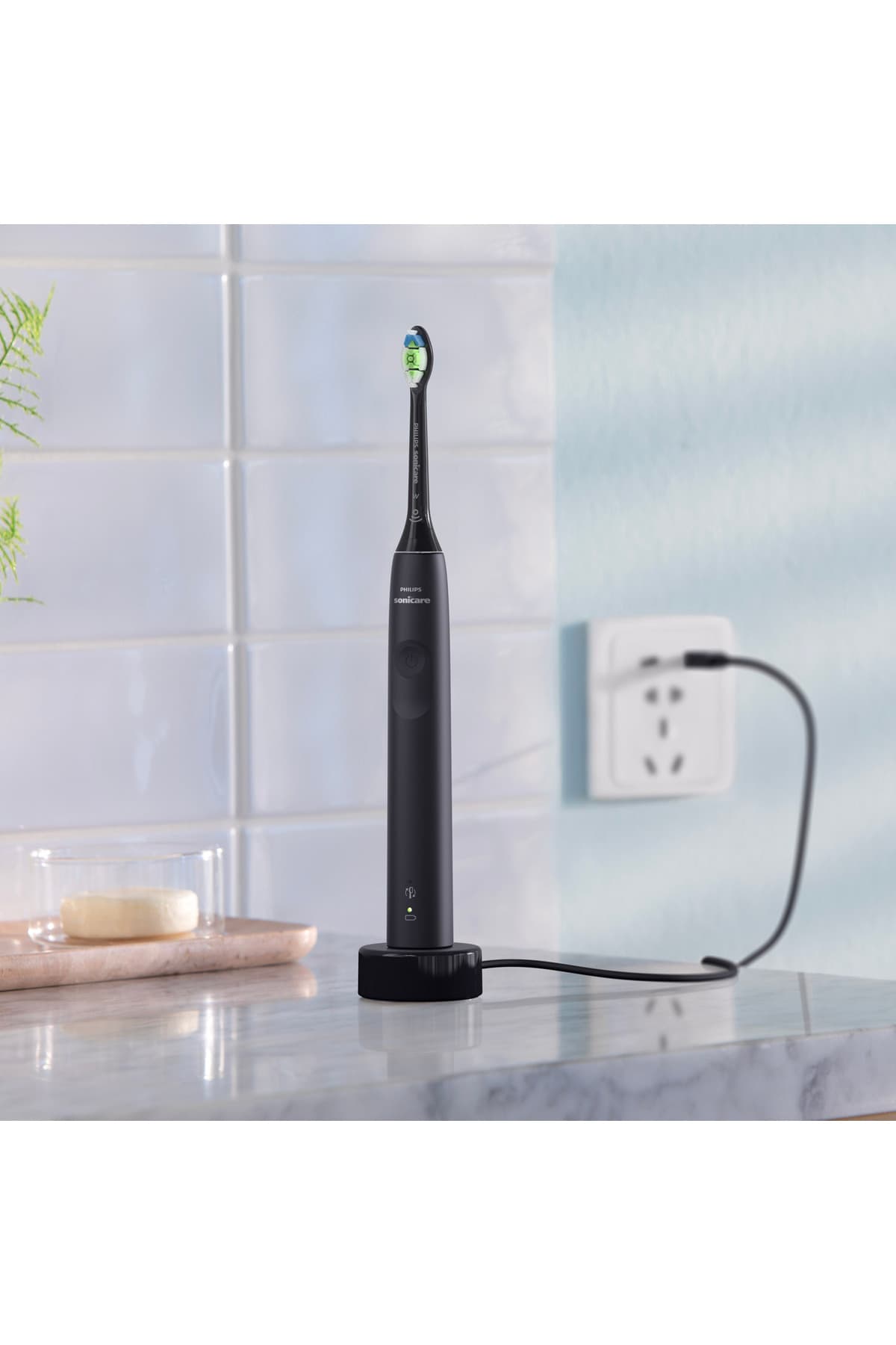 مسواک برقی Philips با پاککنندگی 7 برابری، حسگر فشار و شارژدهی 14 روزه مدل HX3681/54 مسواک برقی Philips با پاککنندگی 7 برابری، حسگر فشار و شارژدهی 14 روزه مدل HX3681/54