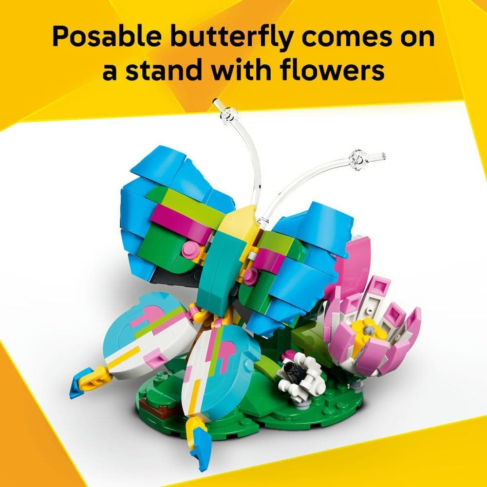 لگو Creator 3in1 Wild Animals مرغ مگسخوار رنگارنگ مدل 31384 لگو Creator 3in1 Wild Animals مرغ مگسخوار رنگارنگ مدل 31384