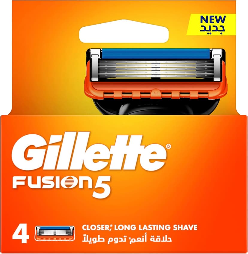 تیغ یدکی مردانه Gillette مدل Fusion5 با ۴ تیغ تیغ یدکی مردانه Gillette مدل Fusion5 با ۴ تیغ