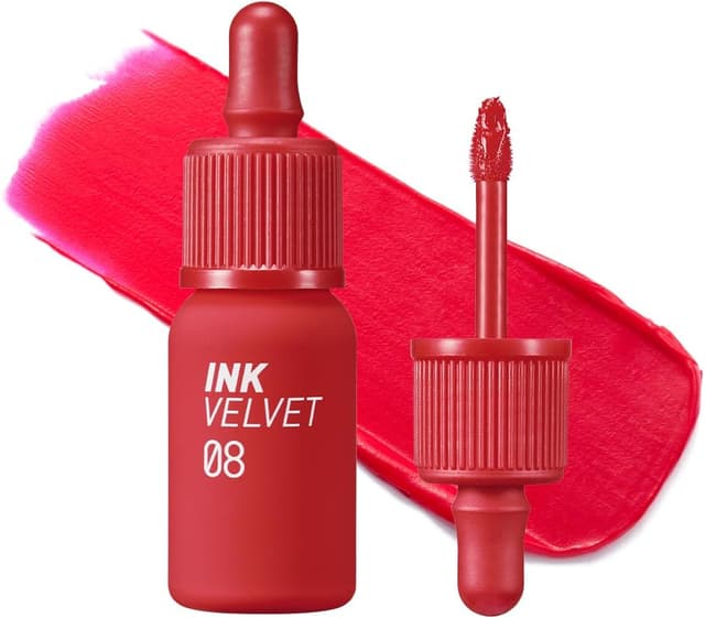 تینت لب Peripera با رنگدانه قوی و جلوه مخملی ماندگار مدل Ink Velvet (8 Sellout Red) تینت لب Peripera با رنگدانه قوی و جلوه مخملی ماندگار مدل Ink Velvet (8 Sellout Red)