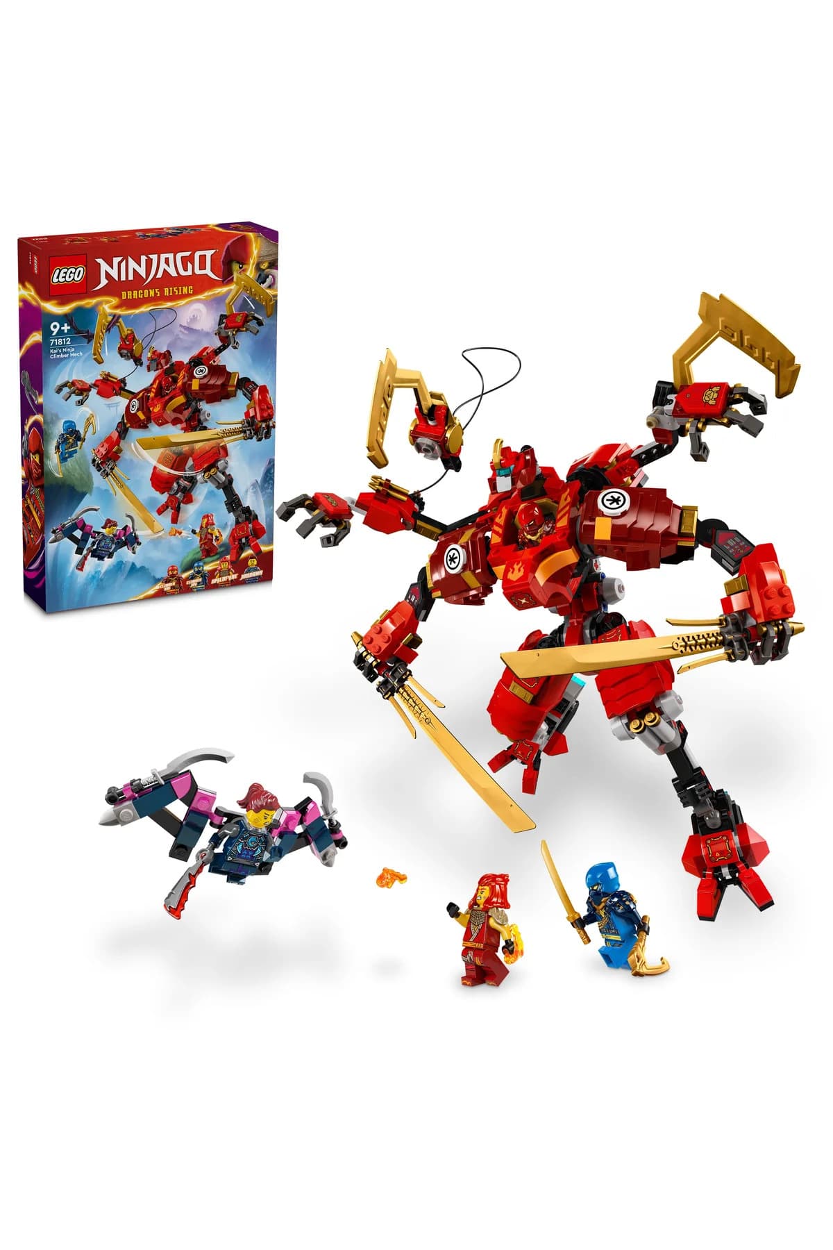 لگو NINJAGO ربات نینجایی صخرهنورد برای کودکان 9 سال به بالا مدل 71812 (623P) لگو NINJAGO ربات نینجایی صخرهنورد برای کودکان 9 سال به بالا مدل 71812 (623P)