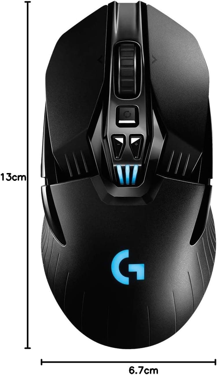 ماوس گیمینگ بیسیم Logitech G مدل G903 LIGHTSPEED، حسگر HERO 25.600 DPI، RGB LIGHTSYNC، دوطرفه، وزن قابل تنظیم، باتری 140 ساعته، مشکی ماوس گیمینگ بیسیم Logitech G مدل G903 LIGHTSPEED، حسگر HERO 25.600 DPI، RGB LIGHTSYNC، دوطرفه، وزن قابل تنظیم، باتری 140 ساعته، مشکی