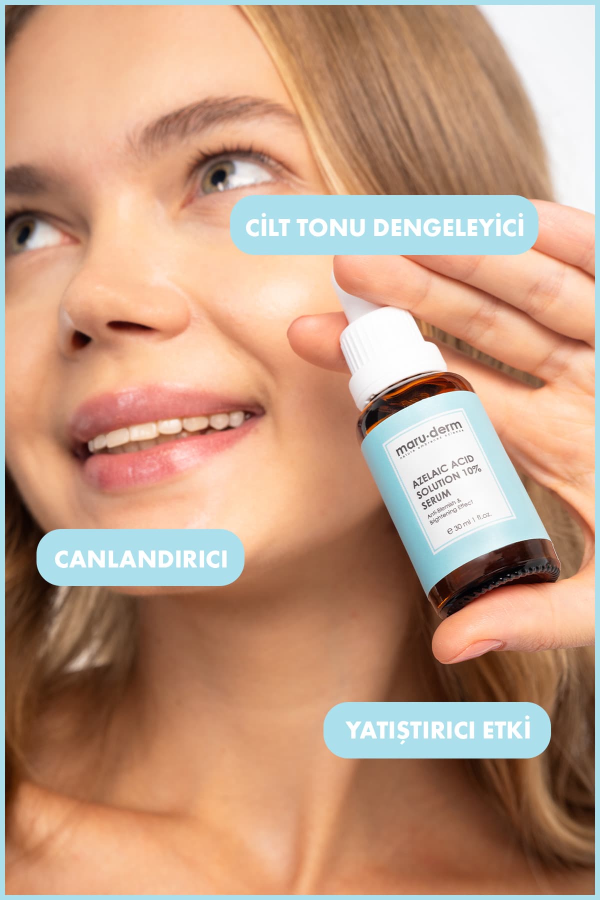 سرم مراقبت از پوست Maru.Derm با محلول اسید آزلائیک %10 روشنکننده و ضدلک 30 ml سرم مراقبت از پوست Maru.Derm با محلول اسید آزلائیک %10 روشنکننده و ضدلک 30 ml