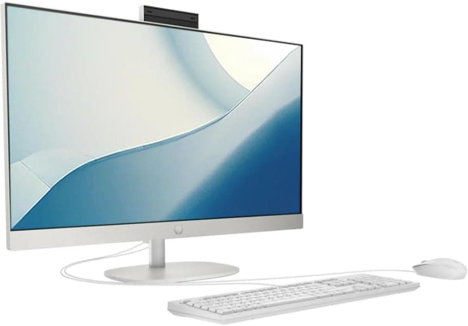 کامپیوتر همهکاره HP ۲۴ اینچی Intel Core i5-1335U 8GB DDR4 512GB NVMe سفید کامپیوتر همهکاره HP ۲۴ اینچی Intel Core i5-1335U 8GB DDR4 512GB NVMe سفید