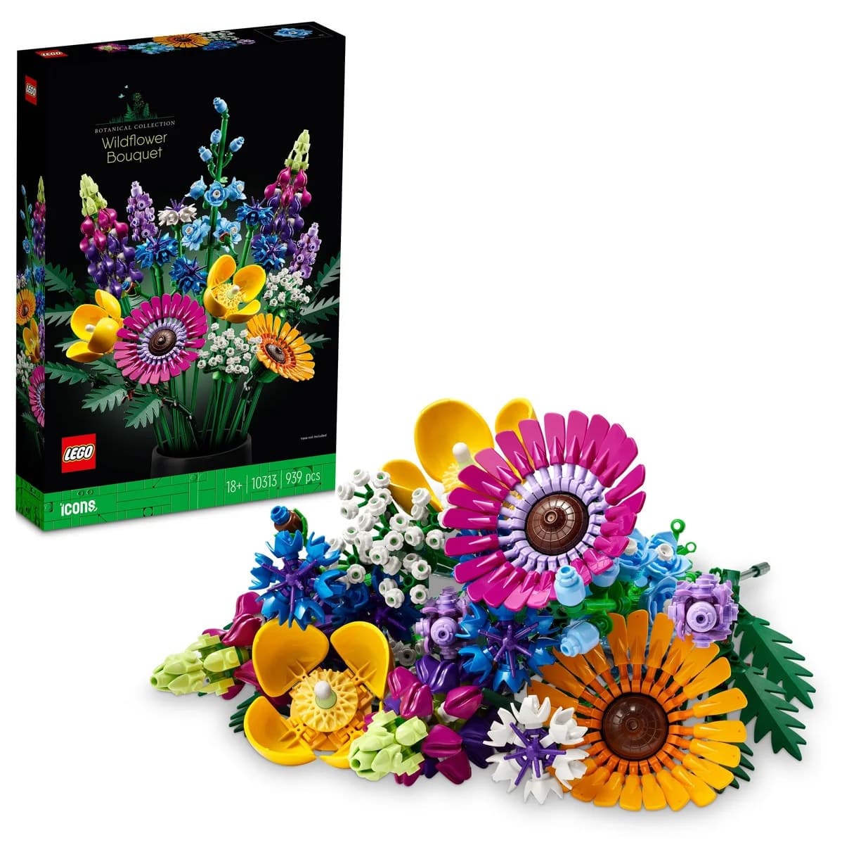 لگو Botanicals دسته گل وحشی مدل 10313 با 939 قطعه لگو Botanicals دسته گل وحشی مدل 10313 با 939 قطعه