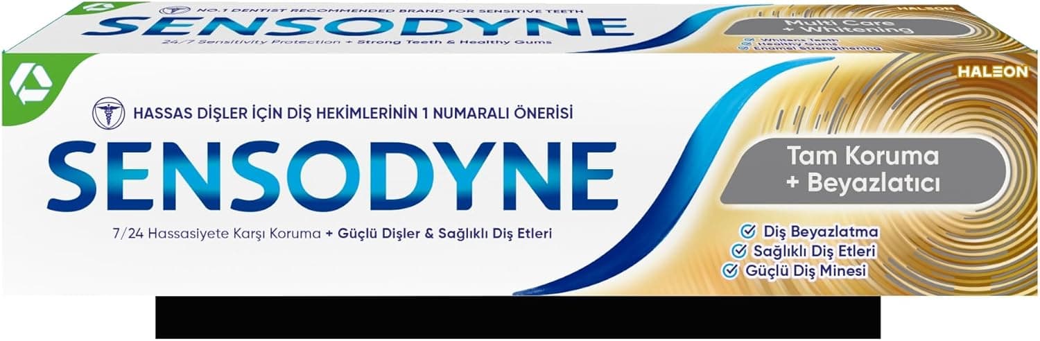 خمیردندان Sensodyne سفیدکننده و محافظت کامل 50 ml خمیردندان Sensodyne سفیدکننده و محافظت کامل 50 ml