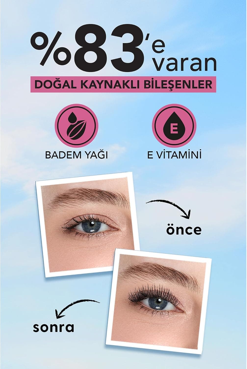ریمل بلندکننده مژه Flormar با فرمول طبیعی مدل Longer Than Ever Mascara 001 Black 8682536067119 ریمل بلندکننده مژه Flormar با فرمول طبیعی مدل Longer Than Ever Mascara 001 Black 8682536067119