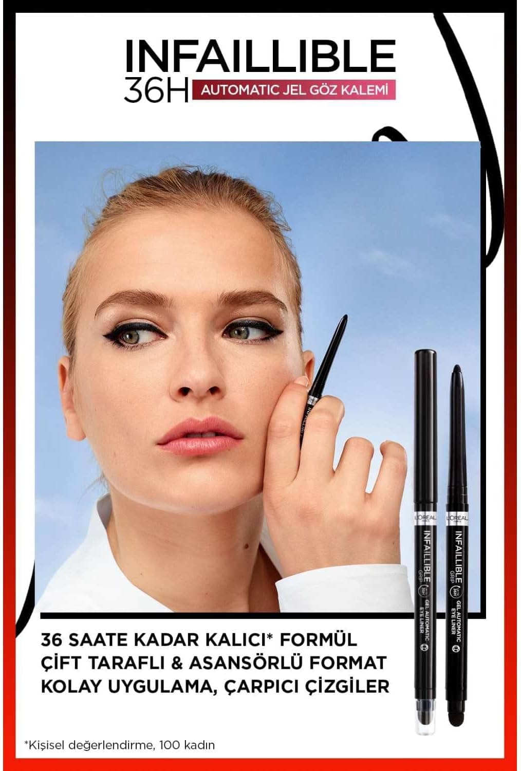خط چشم مایع Infaillible برند L'Oreal Paris رنگ اسپرسو برنزه مدل 12 خط چشم مایع Infaillible برند L'Oreal Paris رنگ اسپرسو برنزه مدل 12