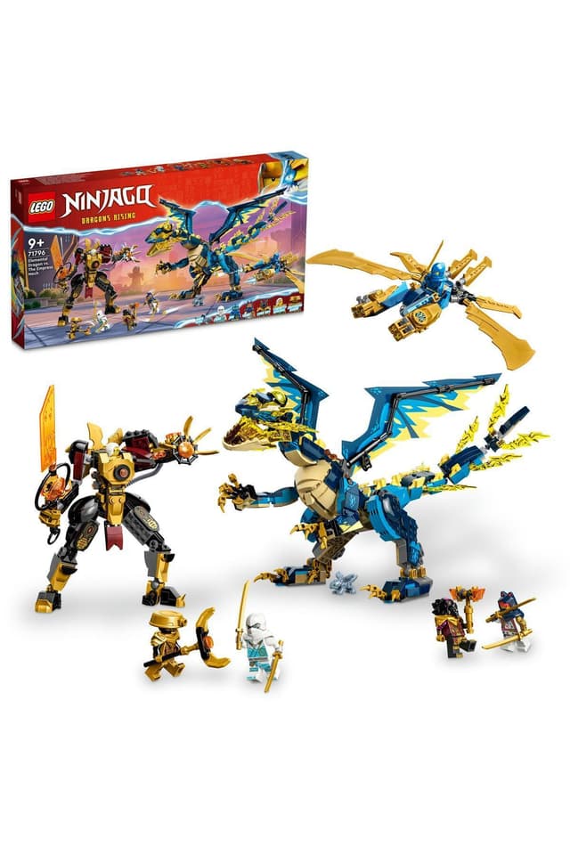 لگو 71796 NINJAGO شامل اژدهای عنصری و ربات امپراتریس، 1038 قطعه لگو 71796 NINJAGO شامل اژدهای عنصری و ربات امپراتریس، 1038 قطعه