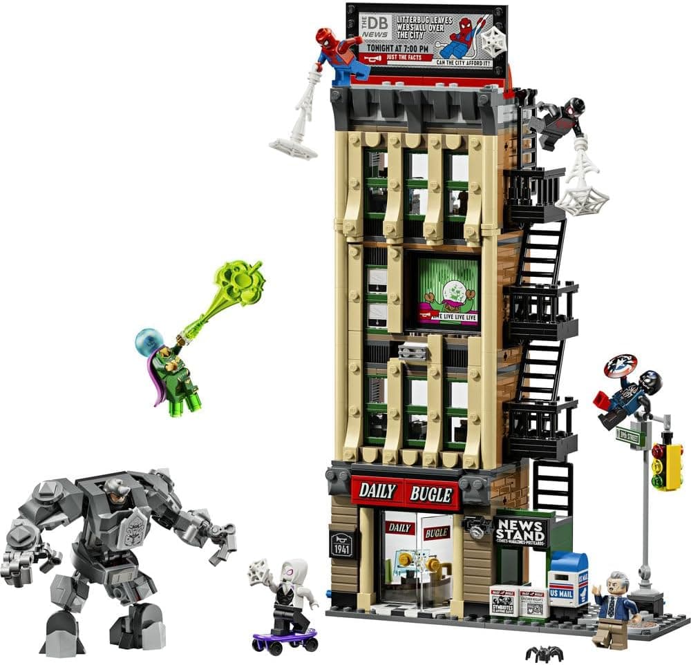 لگو Marvel Spider-Man vs. Mysterio: The Daily Bugle 76342 لگو Marvel Spider-Man vs. Mysterio: The Daily Bugle 76342