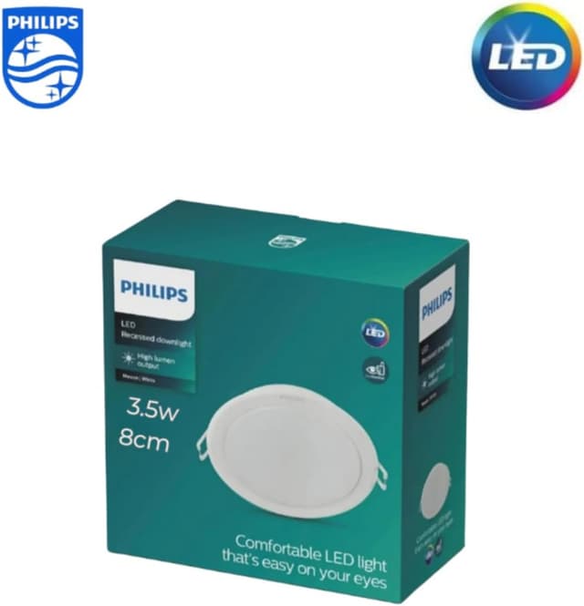 اسپات توکار Philips مدل 59441 سری Meson قطر 8cm توان 3.5W دمای رنگ 4000K نور مهتابی اسپات توکار Philips مدل 59441 سری Meson قطر 8cm توان 3.5W دمای رنگ 4000K نور مهتابی