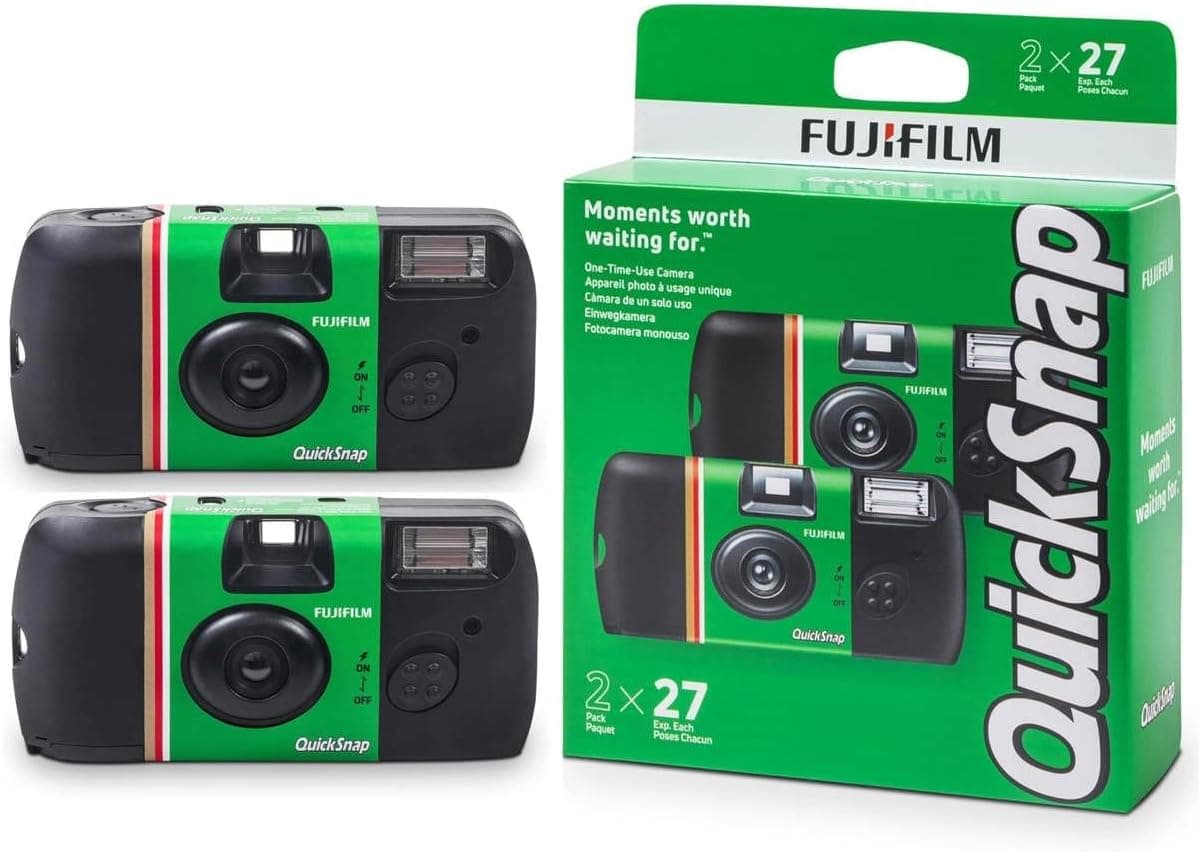 دوربین یکبارمصرف 35mm فوجی Fujifilm QuickSnap Flash 400 بسته 2 عددی دوربین یکبارمصرف 35mm فوجی Fujifilm QuickSnap Flash 400 بسته 2 عددی