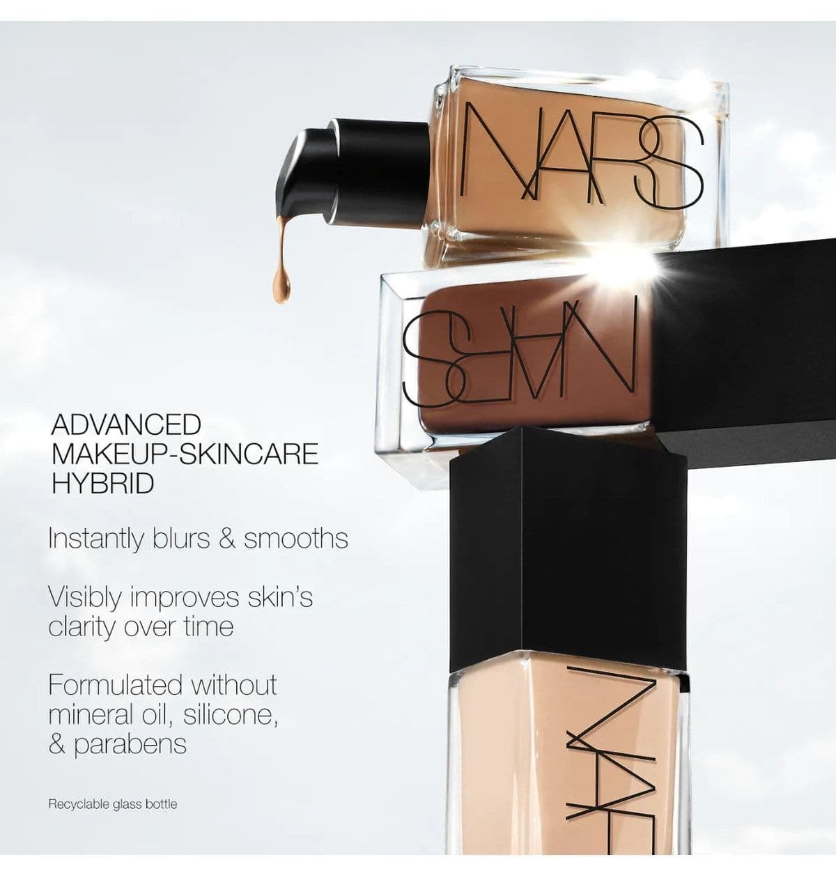 کرم پودر Nars مدل Light Reflecting Advanced Skincare کرم پودر Nars مدل Light Reflecting Advanced Skincare
