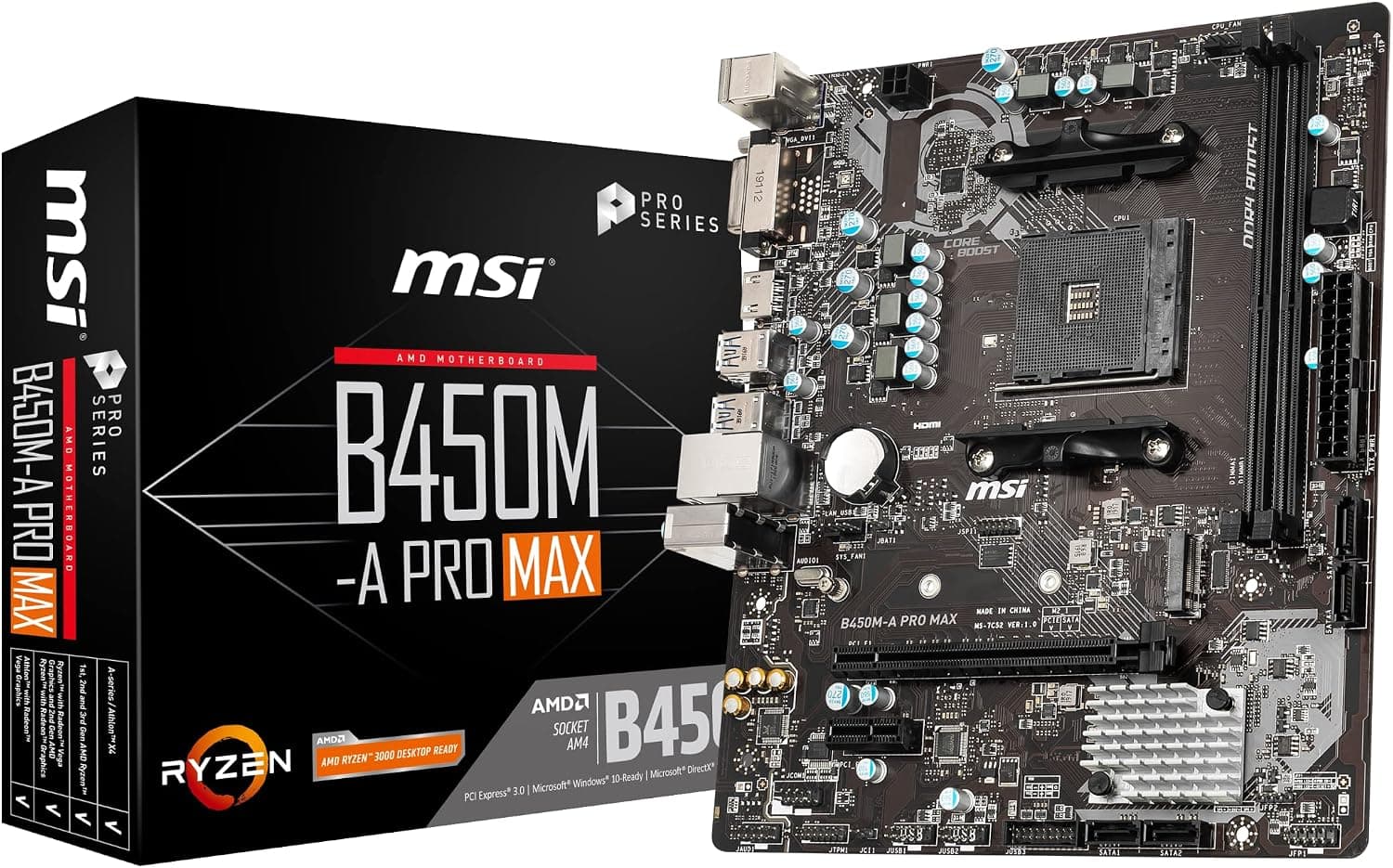 مادربرد MSI مدل PRO B840M-B با سوکت AM5 و فرم فاکتور mATX مادربرد MSI مدل PRO B840M-B با سوکت AM5 و فرم فاکتور mATX