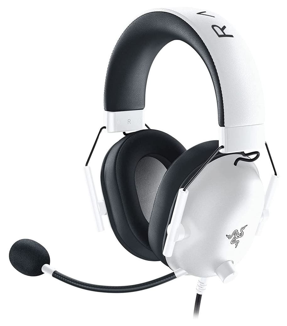 هدفون کابلی Razer BlackShark V2 X سفید هدفون کابلی Razer BlackShark V2 X سفید