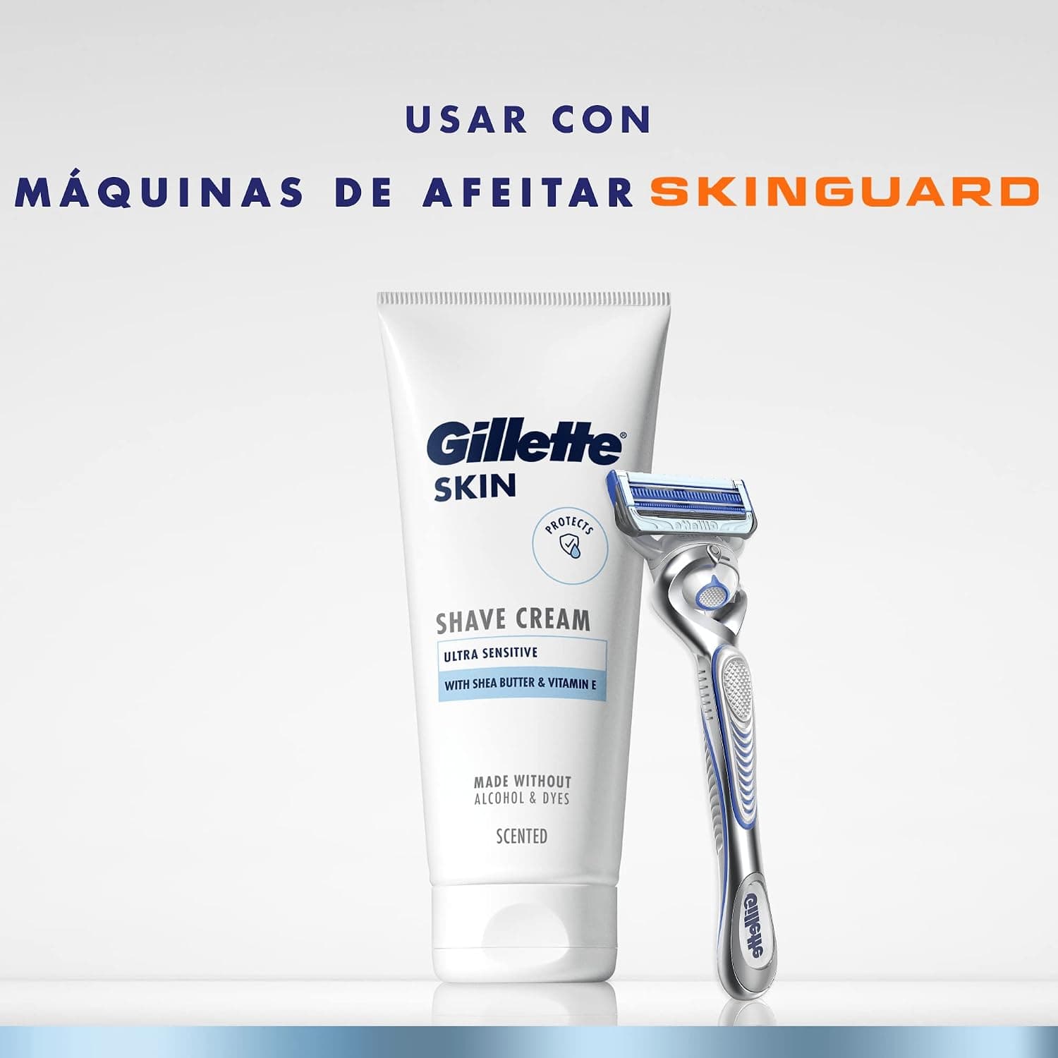کرم اصلاح مردانه Gillette Skin فوق حساس 175ml تیوب کرم اصلاح مردانه Gillette Skin فوق حساس 175ml تیوب