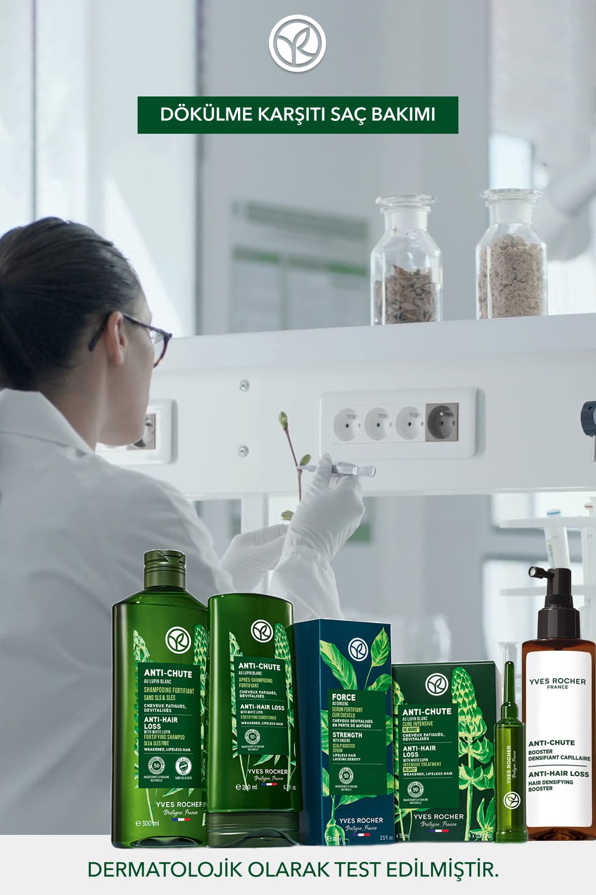 شامپو پریبیوتیک تقویتکننده Yves Rocher ضدریزش بدون SLS,SLES وگان 300ml شامپو پریبیوتیک تقویتکننده Yves Rocher ضدریزش بدون SLS,SLES وگان 300ml