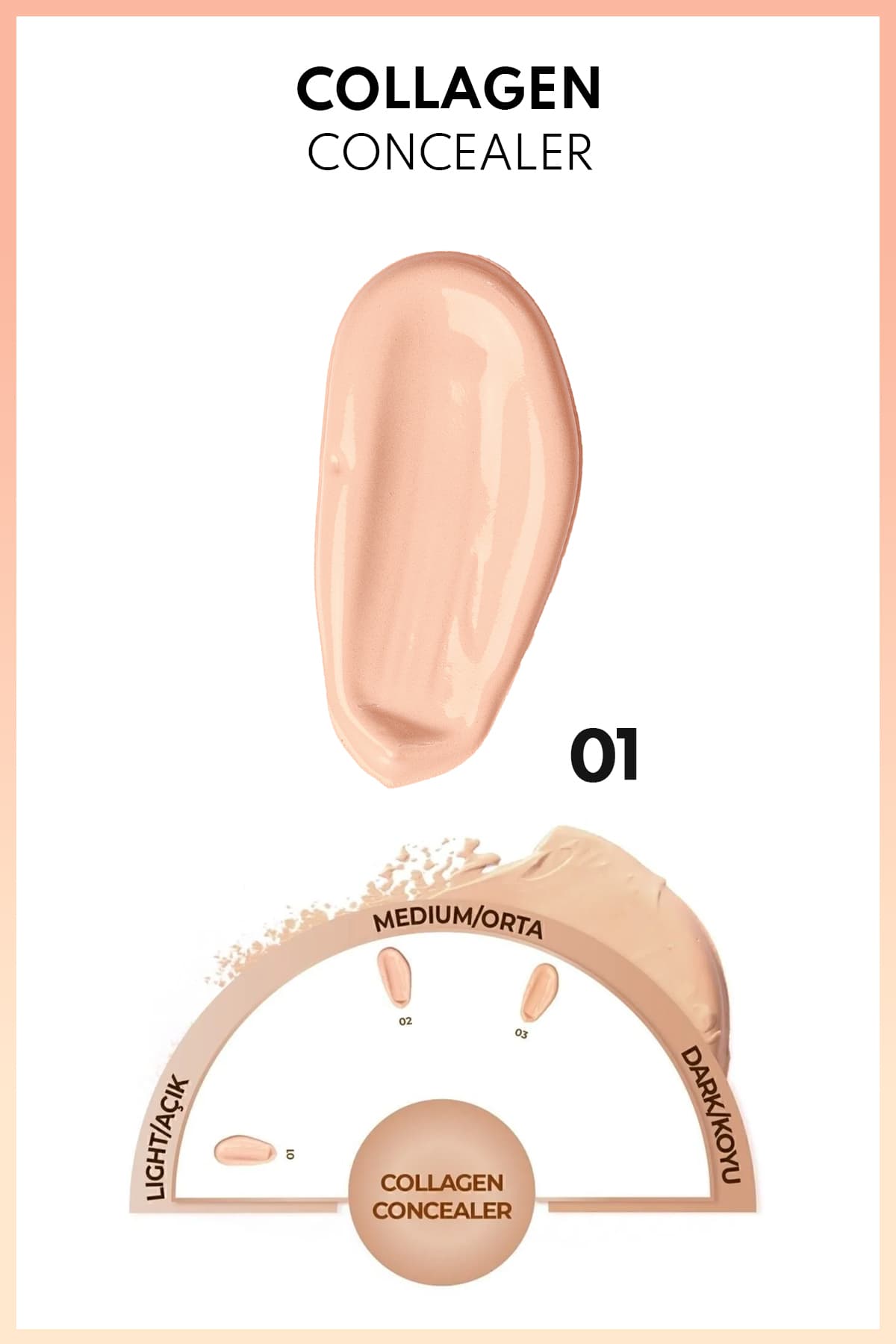 کانسیلر Note Cosmetics حاوی کلاژن SPF 20 زیر چشم رنگ روشن 01 کانسیلر Note Cosmetics حاوی کلاژن SPF 20 زیر چشم رنگ روشن 01