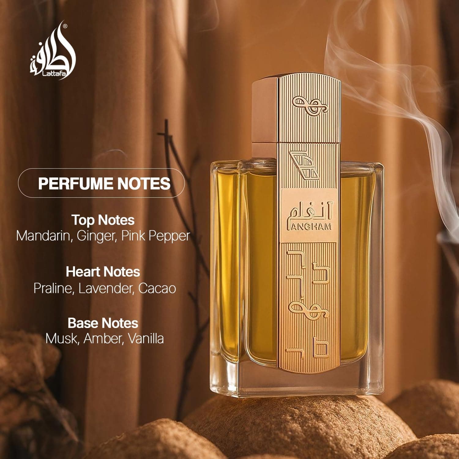 عطر زنانه Lattafa ادو پرفیوم Angham 100ml عطر زنانه Lattafa ادو پرفیوم Angham 100ml