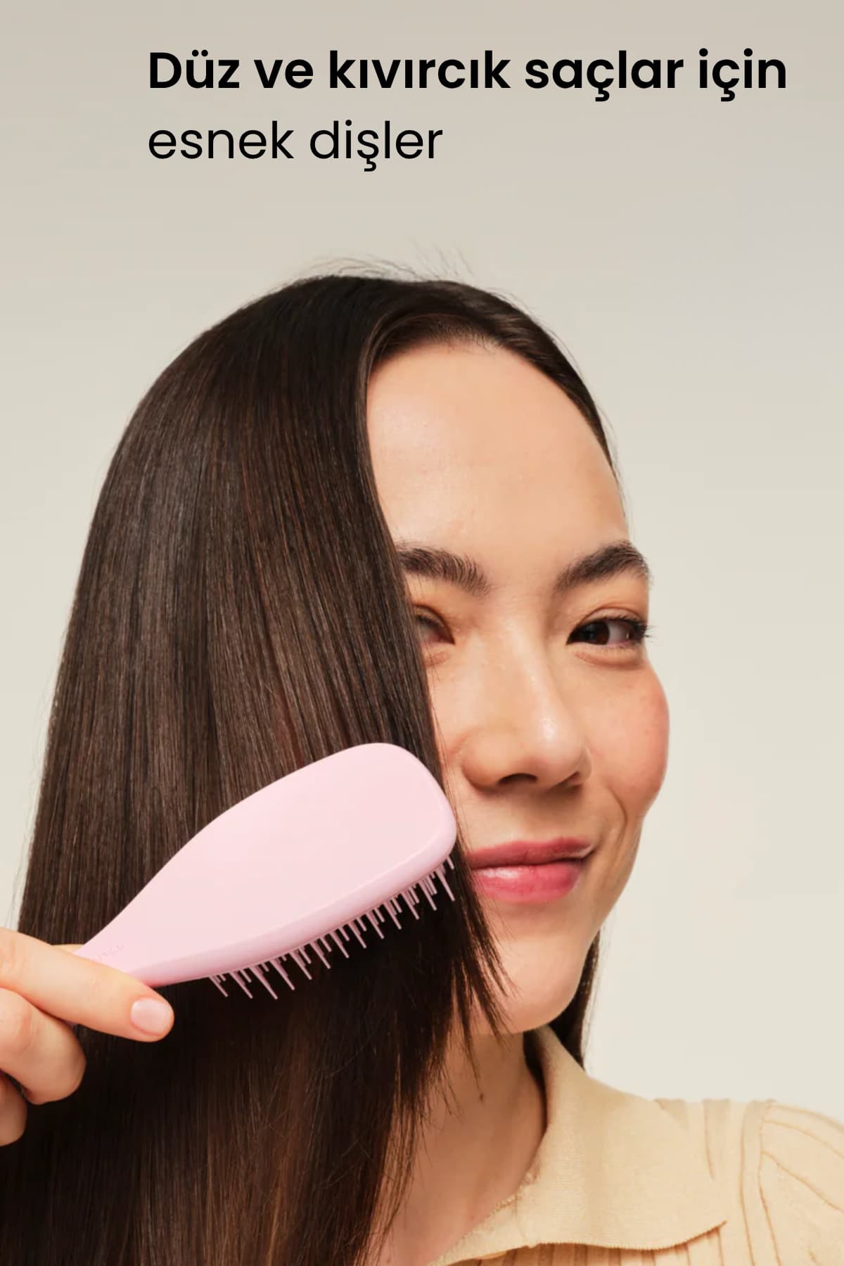 شانه برای موهای صاف و فر Tangle Teezer The Ultimate Detangler مینی ضدالکتریسیته ساکن صورتی هزارهای شانه برای موهای صاف و فر Tangle Teezer The Ultimate Detangler مینی ضدالکتریسیته ساکن صورتی هزارهای