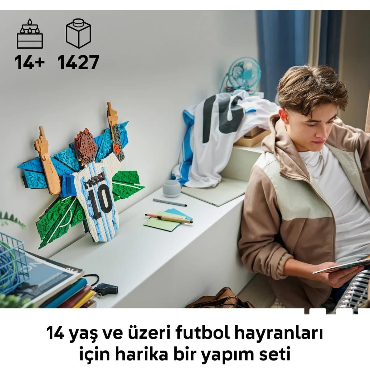 لگو Editions Lionel Messi جشن مدل 43018 با 1427 قطعه لگو Editions Lionel Messi جشن مدل 43018 با 1427 قطعه