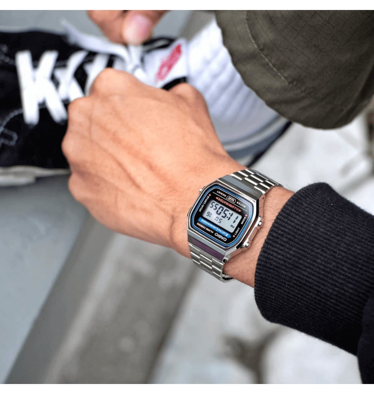 ساعت مچی زنانه Casio مدل A168WA-1WDF ساعت مچی زنانه Casio مدل A168WA-1WDF