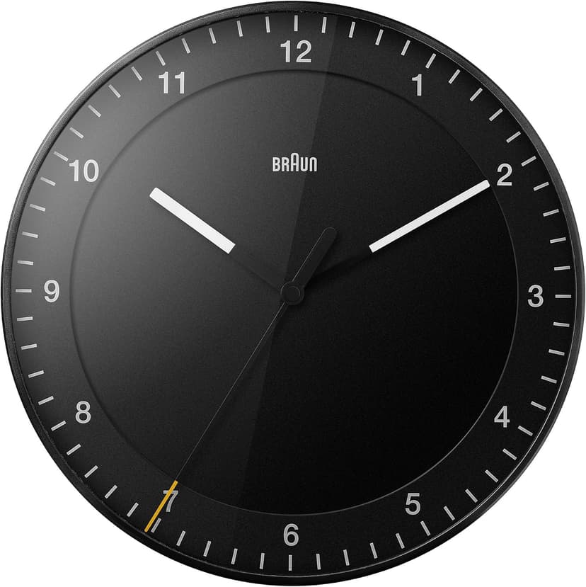 ساعت دیواری آنالوگ Braun کلاسیک بیصدا 30 cm مشکی مدل BC17B ساعت دیواری آنالوگ Braun کلاسیک بیصدا 30 cm مشکی مدل BC17B