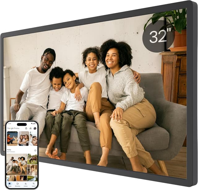 قاب عکس دیجیتال Cozyla 32 اینچ با صفحه نمایش بزرگ بدون اشتراک قاب عکس دیجیتال Cozyla 32 اینچ با صفحه نمایش بزرگ بدون اشتراک
