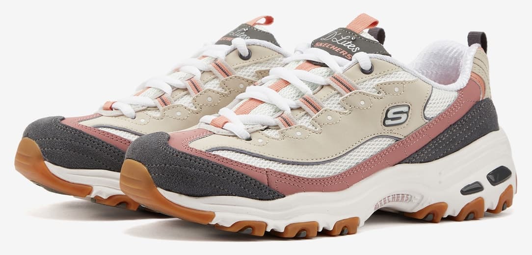 کفش اسنیکرز زنانه Skechers D'lites NEW JOURNEY رنگ بژ مدل 11947 NTPH کفش اسنیکرز زنانه Skechers D'lites NEW JOURNEY رنگ بژ مدل 11947 NTPH