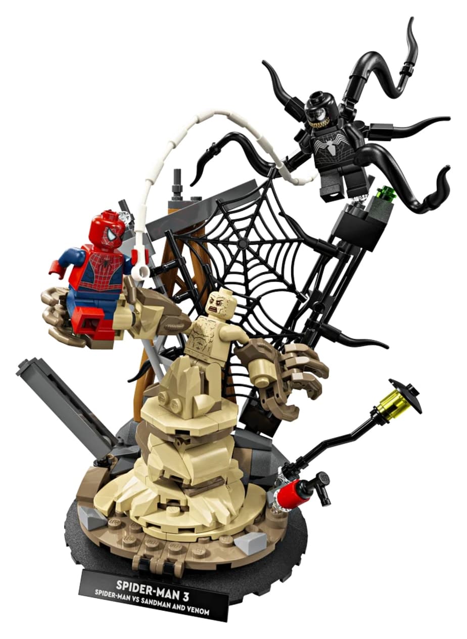 لگو Marvel نبرد افسانهای Spider-Man علیه Sandman مدل 76334 201 قطعه لگو Marvel نبرد افسانهای Spider-Man علیه Sandman مدل 76334 201 قطعه