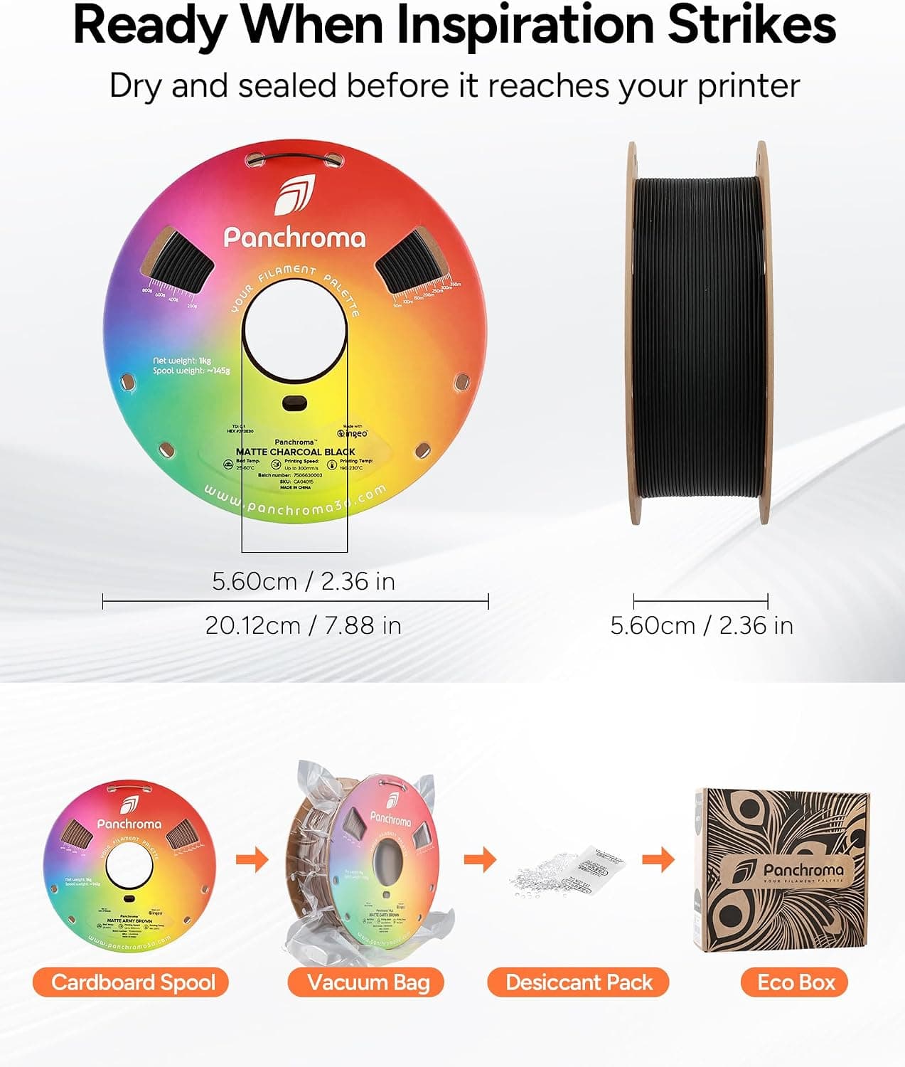 فیلامنت پرینتر سه بعدی Polymaker بژ ارتشی مات Panchroma PLA 1.75 mm 1 kg فیلامنت پرینتر سه بعدی Polymaker بژ ارتشی مات Panchroma PLA 1.75 mm 1 kg