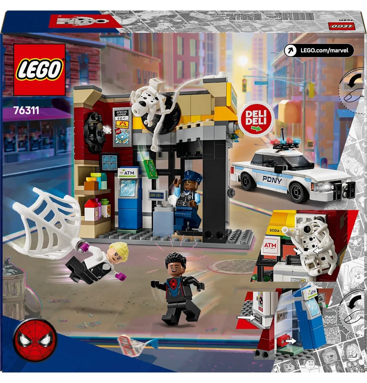 لگو Marvel Spider-Verse Miles Morales در برابر Spot مدل 76311 375 قطعه لگو Marvel Spider-Verse Miles Morales در برابر Spot مدل 76311 375 قطعه