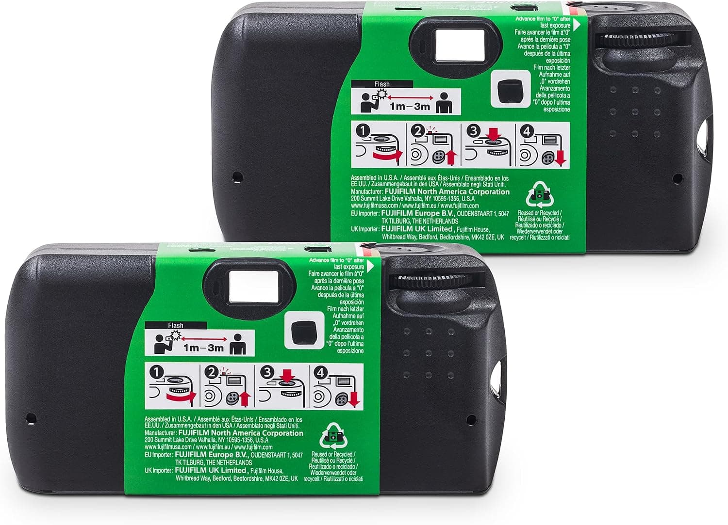 دوربین یکبارمصرف Fujifilm QuickSnap Flash 400 بسته 2 عددی دوربین یکبارمصرف Fujifilm QuickSnap Flash 400 بسته 2 عددی